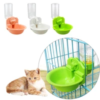 pet cat drinking water bowl dispenser fountain head container dispenser feeder hanging kettle for small petbunnyferrethamster