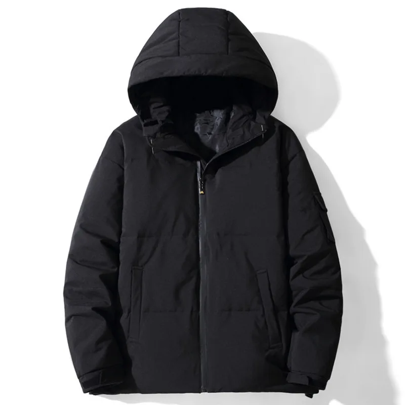 

Зимний мужской пуховик на утином пуху, толстые теплые парки, верхняя одежда, короткие, WDQ7053