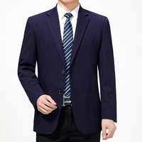 2022 spring autumn men smart casual blazers navy blue dark red business jacket suit notched collar outfits elegant garment male