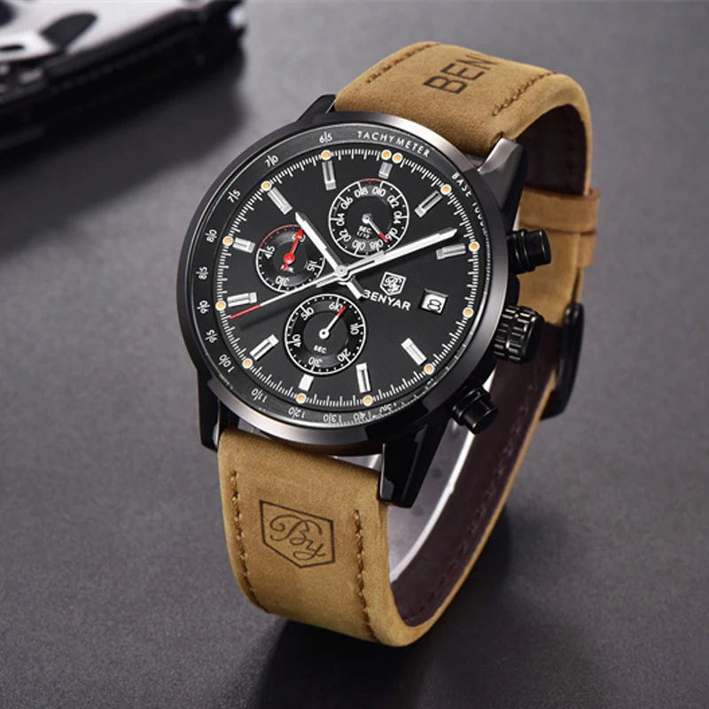 2021 novos relógios masculinos marca de luxo relógio de pulso à prova dwaterproof água relógio de quartzo de couro esportes masculino relogio masculino