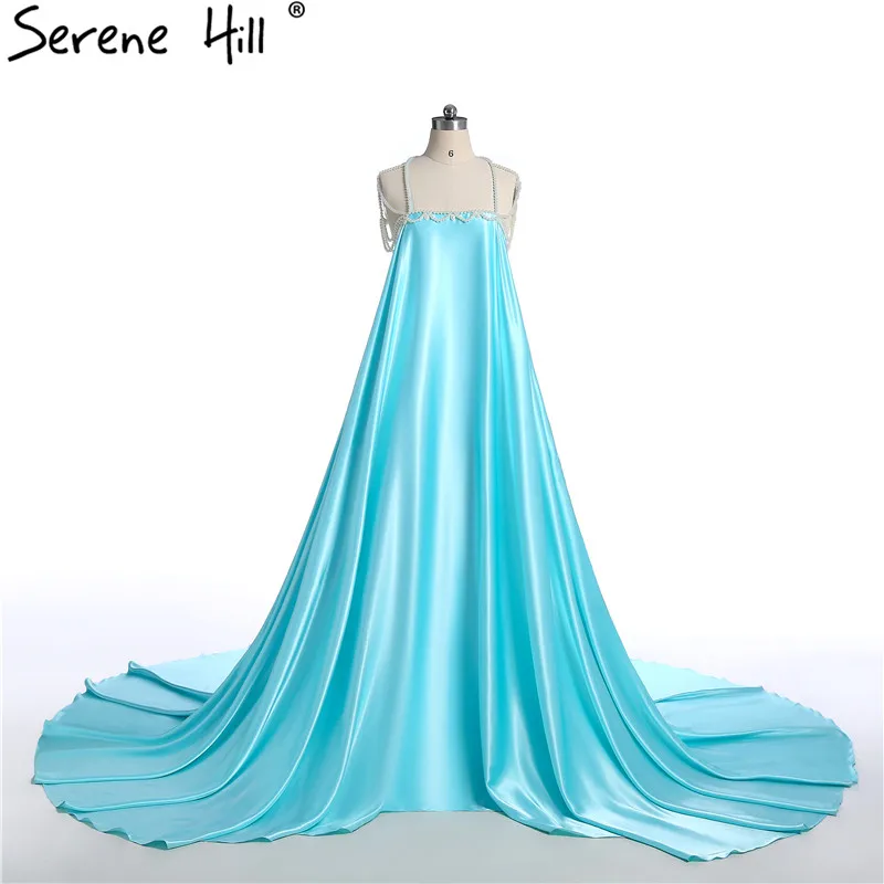 Сексуальное вечернее платье с открытой спиной и жемчугом для фотосъемки