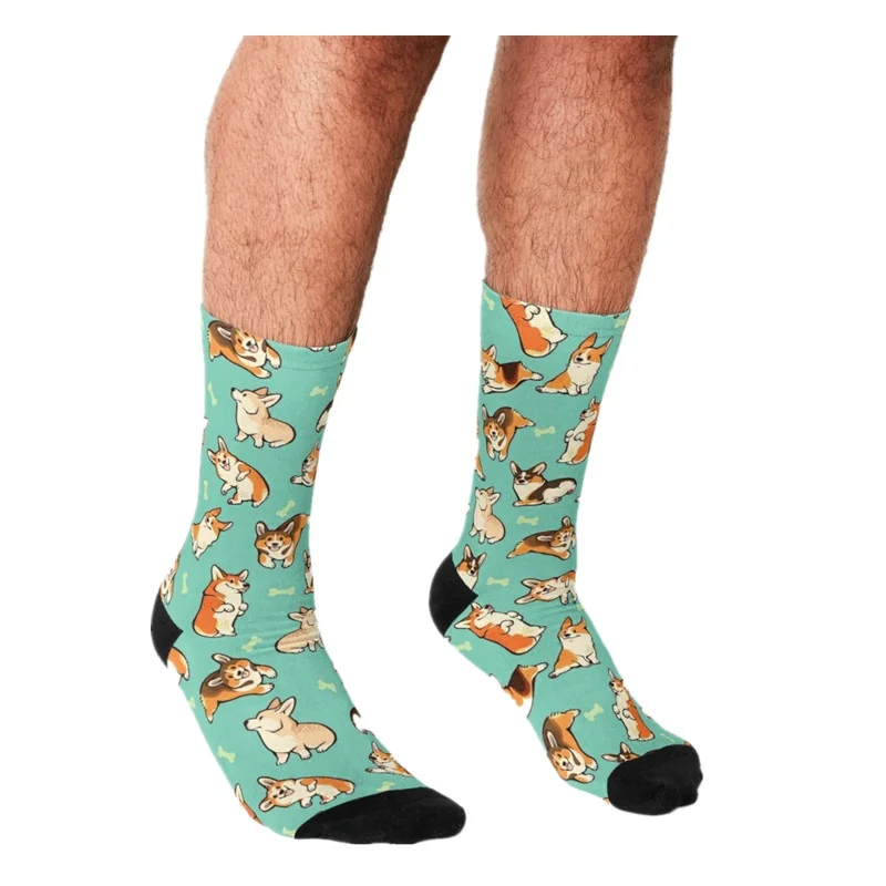 

2021 Men Socks graffiti fun fashion with personalized Print patterns Unisex Socks art Novelty pattern Winter Casual