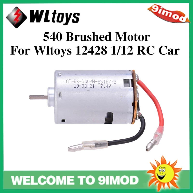 

Good Sale Motor 540 Electric Brushed Motor Original Spare Parts For Wltoys 12428 12423 1/12 RC Car Accessories