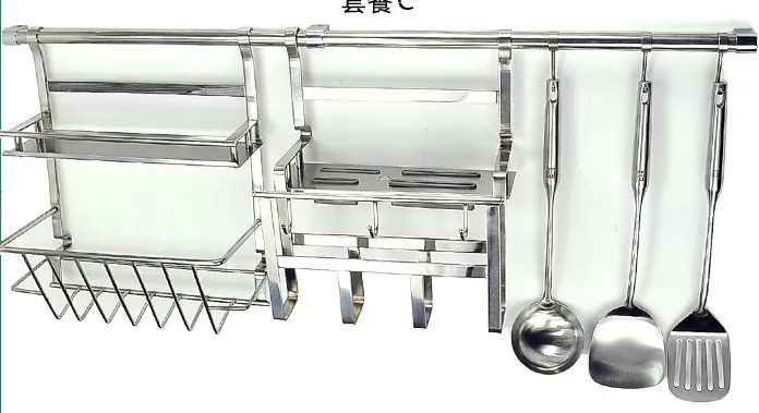 

Kitchen Shelf, Condiment Shelf, Stainless Steel Condiment Shelf, Wall Hanging Knife Shelf, Condiment Shelf, Kitchen Utensils Sto