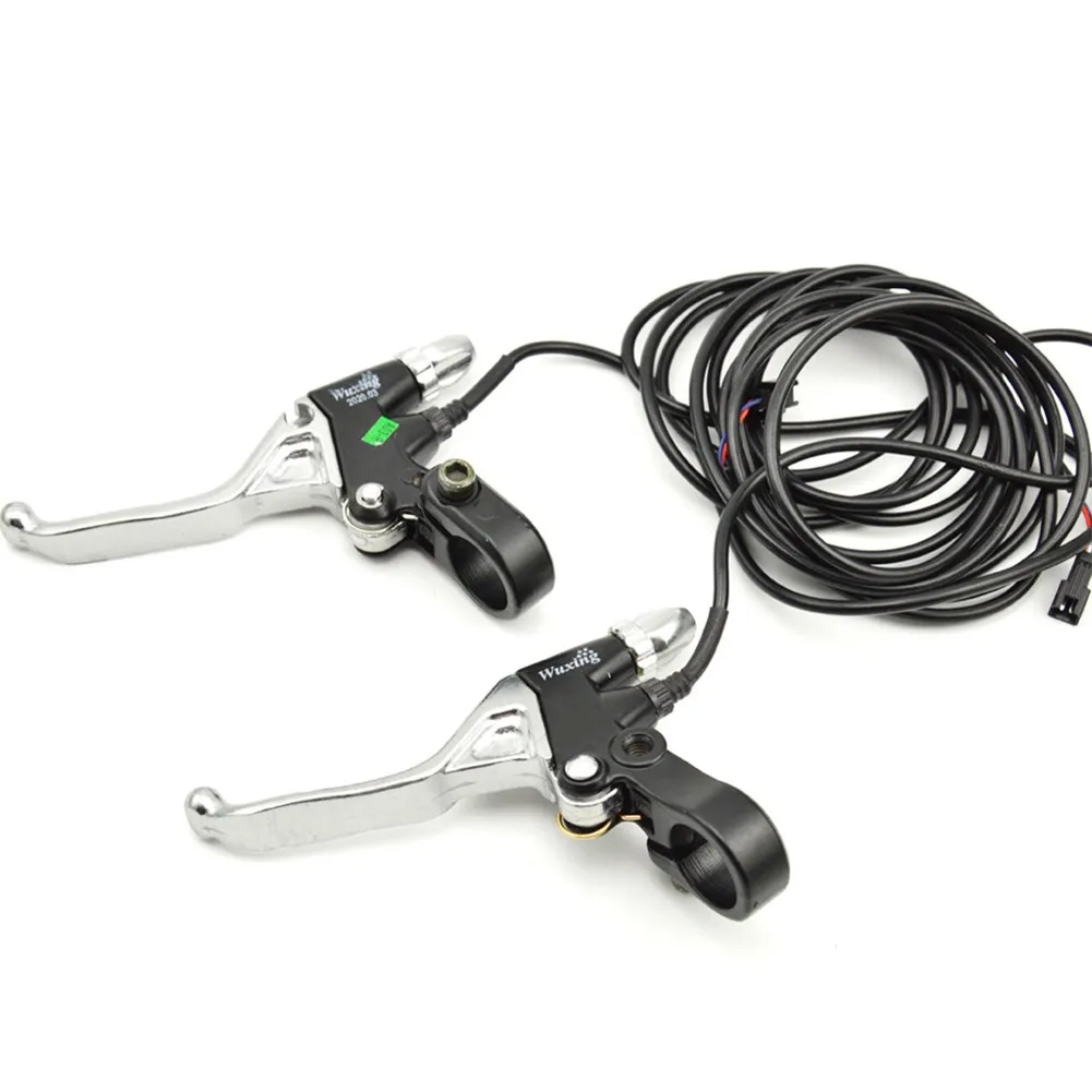 

49PDD Electric Bike Brake Lever Aluminum Alloy E-Bike Brake Cut Off Power Brake Handle Electric Bicycle Parts Accessories