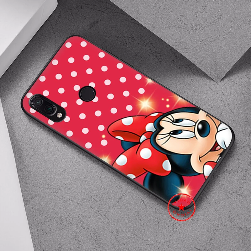 IYICAO Минни Маус мягкий чехол для Xiaomi Redmi Note 8 7 6 5 Pro 5A 4X Мягкий Силиконовый ТПУ |