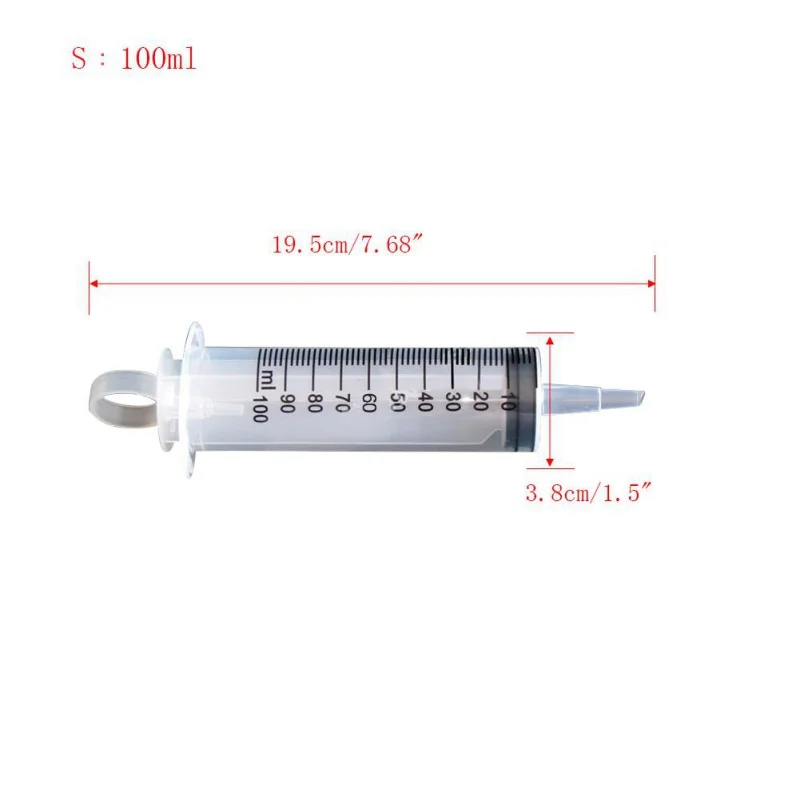 

Reusable Plastic Syringes Feeder Cleaning Douche Enema Nutrient Sterile Health Measuring Syringe Tools 100mL / 150mL