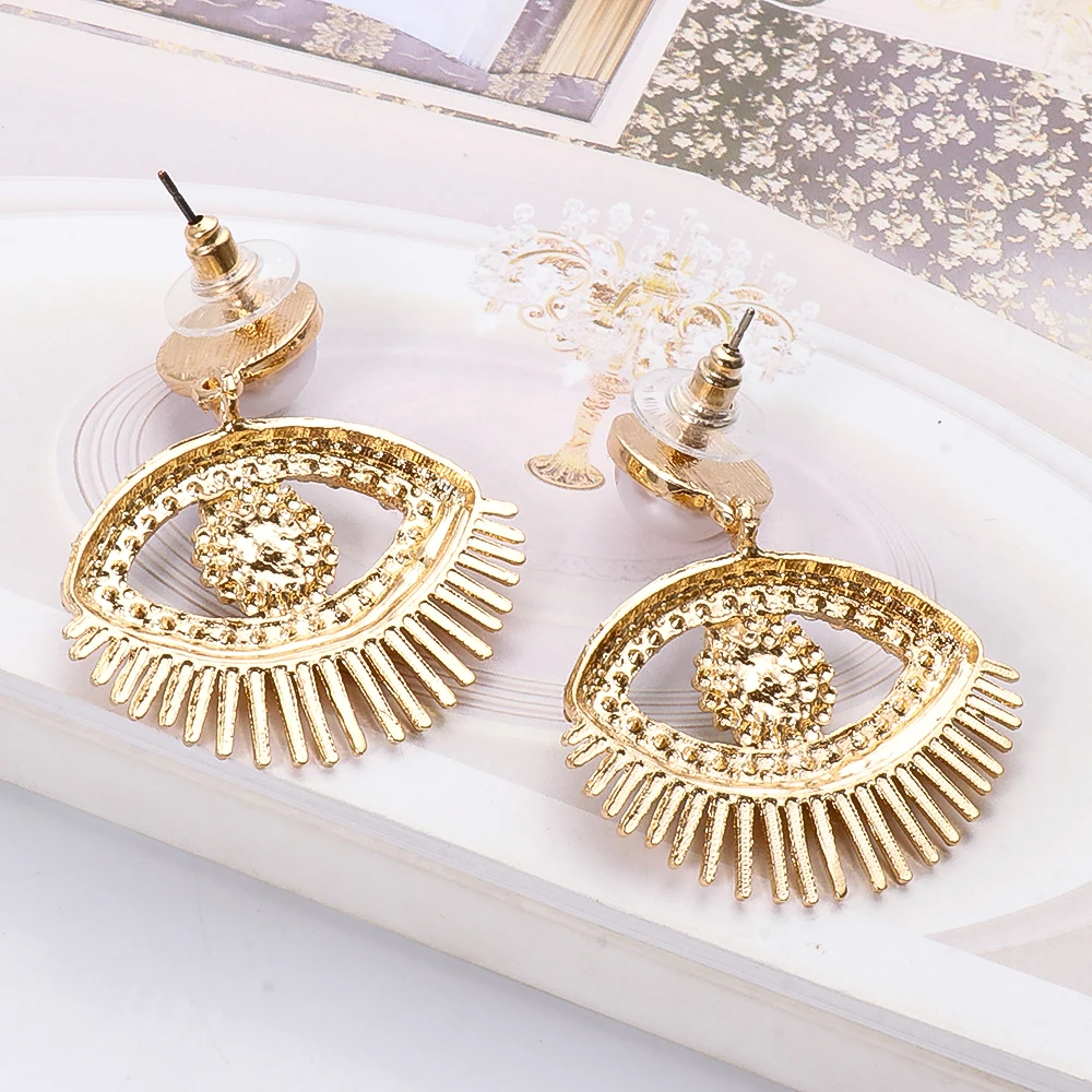 Новинка Роскошные Красочные Висячие серьги Стразы с кристаллами и глазами