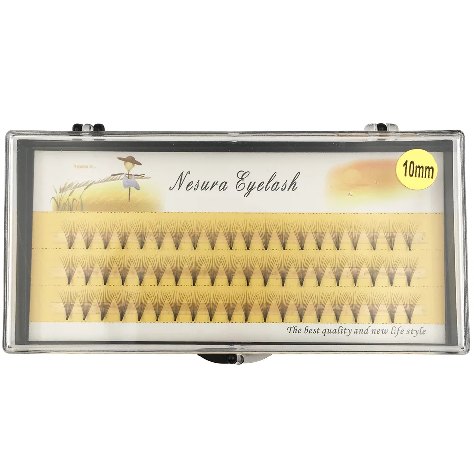 60 шт./лот предварительно изготовленные объемные веера Индивидуальные ресницы