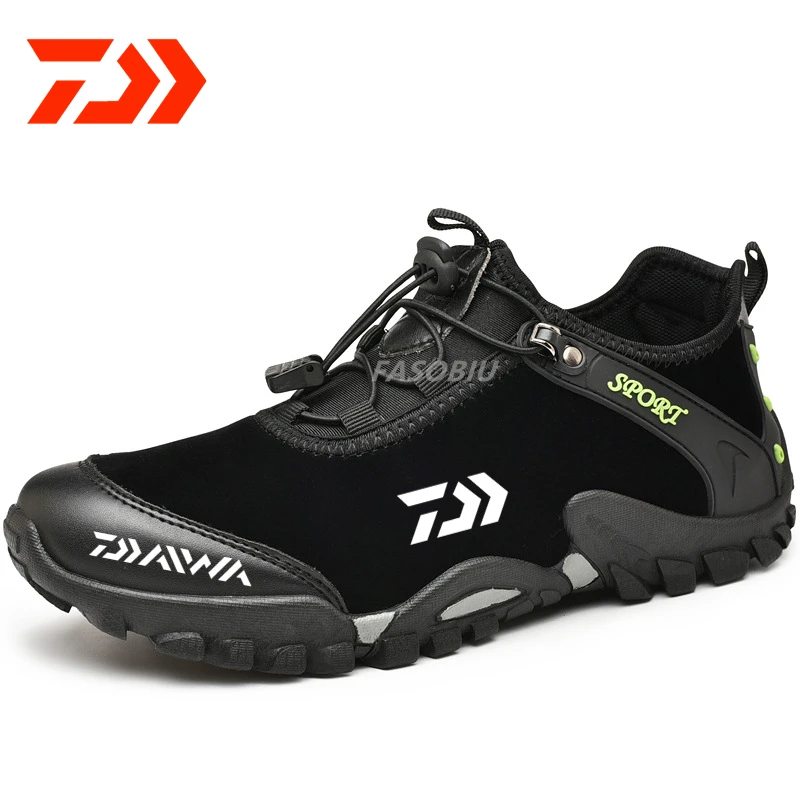 

Новинка 2021, мужские походные ботинки для рыбалки, Нескользящие ботинки для скалолазания, уличная спортивная дышащая водонепроницаемая обу...