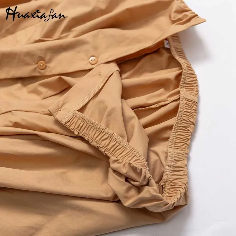 

Huaxiafan Off Shoulder Top Blouses Women Summer Puff Sleeve Shirts Casual Ladies Chic Blouse Tops Vogue Female 2020 New Fashion