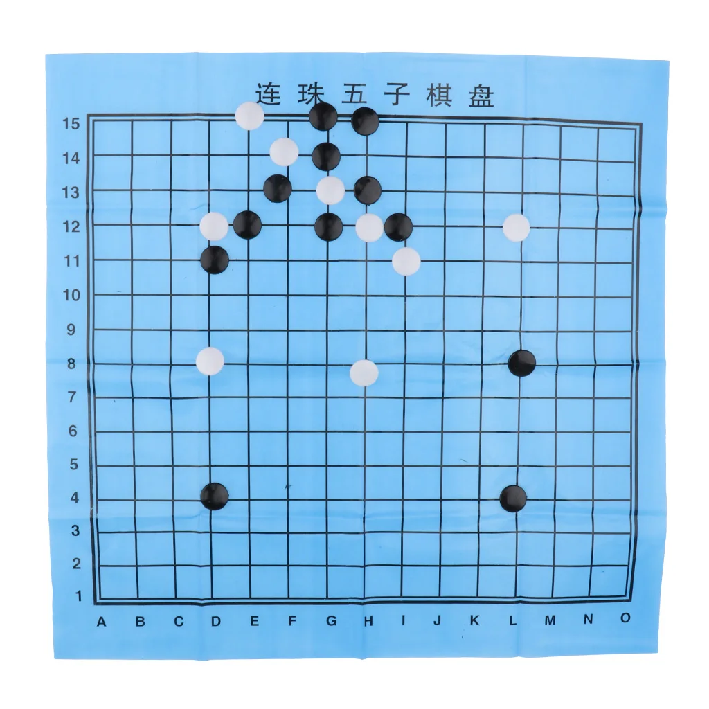 Go Bang Tournament складная синяя пластиковая игровая доска стратегическая игра|Шахматы|