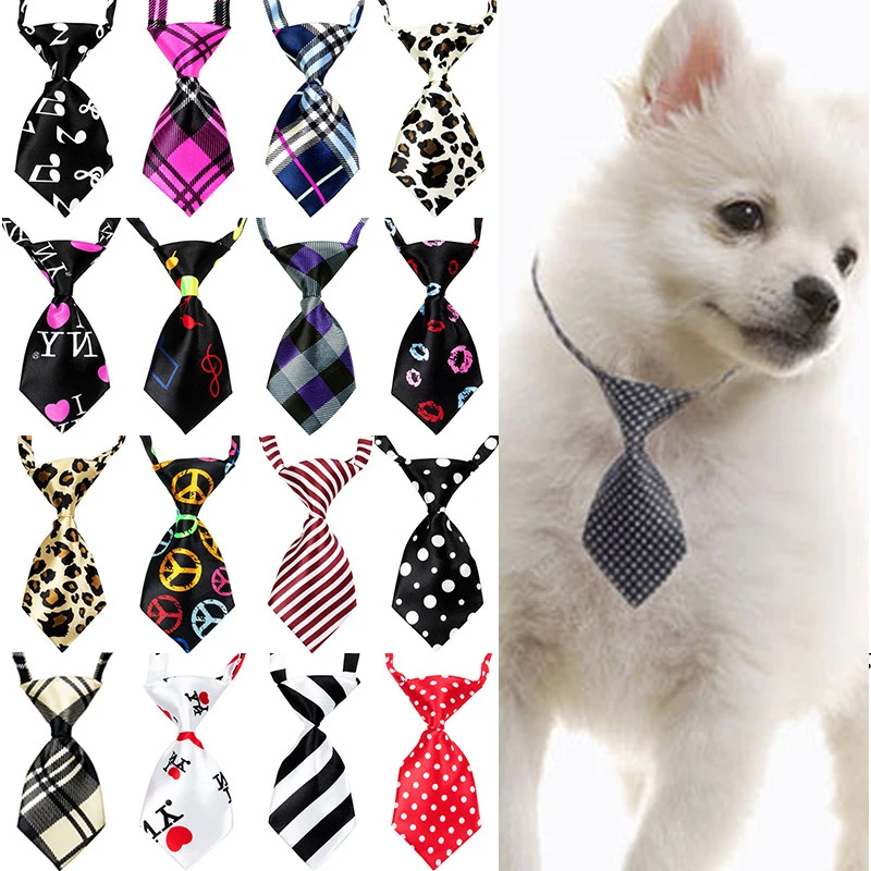 

50 100 pcs/lot Mix 25 Colors Wholesale Dog Bows Pet Grooming Supplies Adjustable Puppy Dog Cat Bow Tie Pets Accessories For Dogs