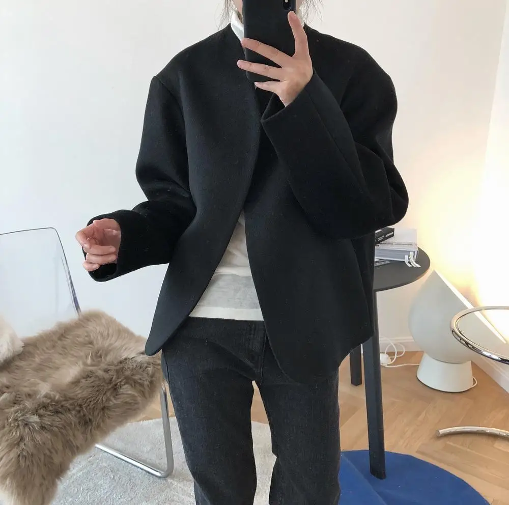 В винтажном стиле Из шерсти для детей плотная детская бархатная куртка теплое