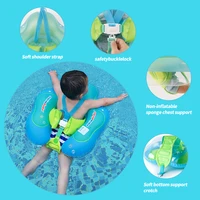 swimbobo baby pvc swimming ring safety and comfortable lying ring with sitting pocket anti sliding childrens underarm ring