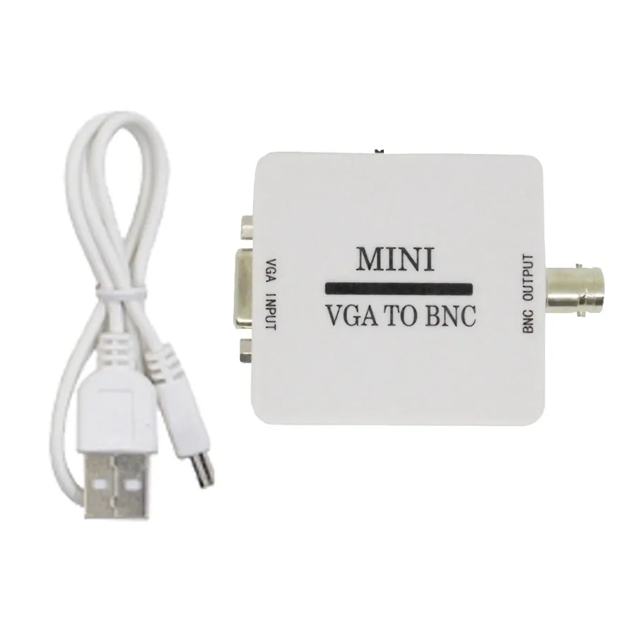 Конвертер видео VGA в BNC композитный адаптер Mini HD BNC|Кабели VGA| |