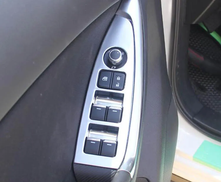 Интерьер хром WINDOWN переключатель Крышка панель отделка Литье тире Внутренняя