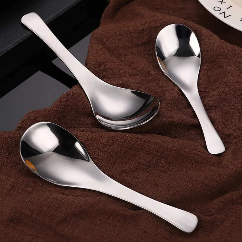 Нержавеющая сталь Винтаж ложка Si'nan меньше чем столовая суповая кухонные