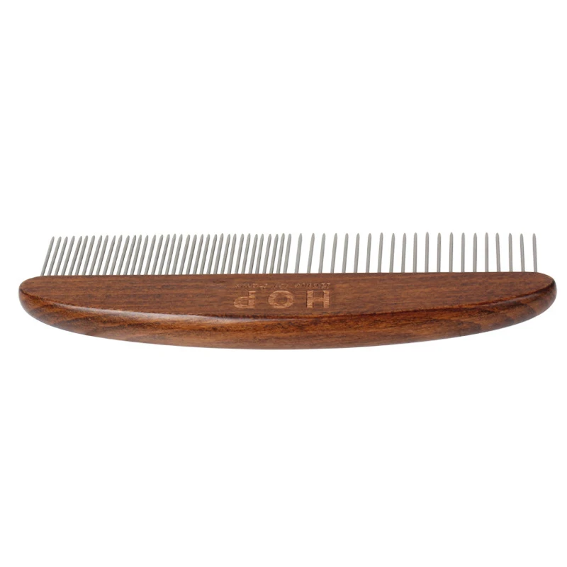 

Pet Dematting Comb Wood Pet Grooming Comb for Dogs and Cats Gently Removes Loose Hair Top Quality cat comb knot remover