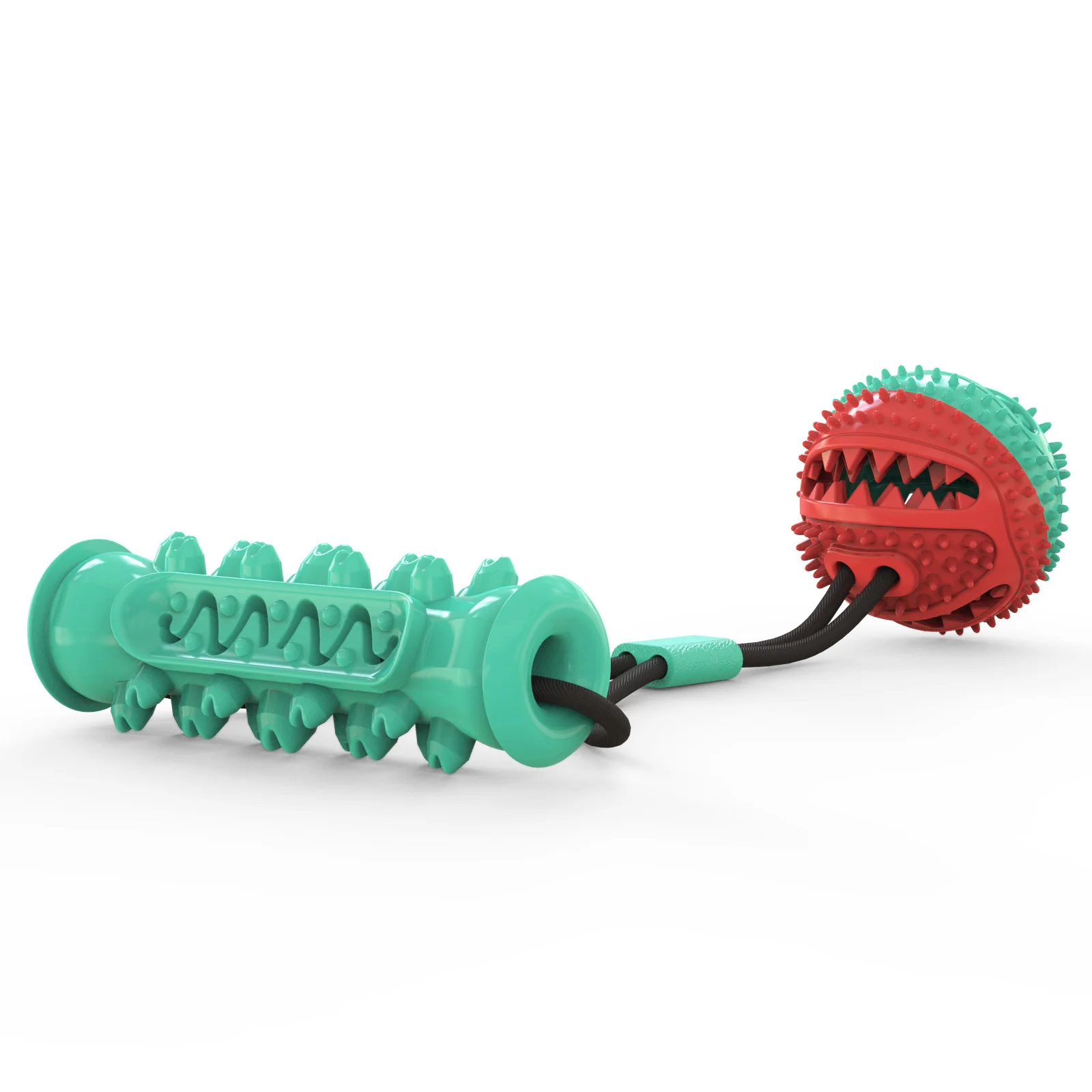 Teeth Rubber Bite Funny Puppy Training Ball Chew Toys Play Go Get Elastic Ropes Pet Tooth Cleaning Iq Exercise |