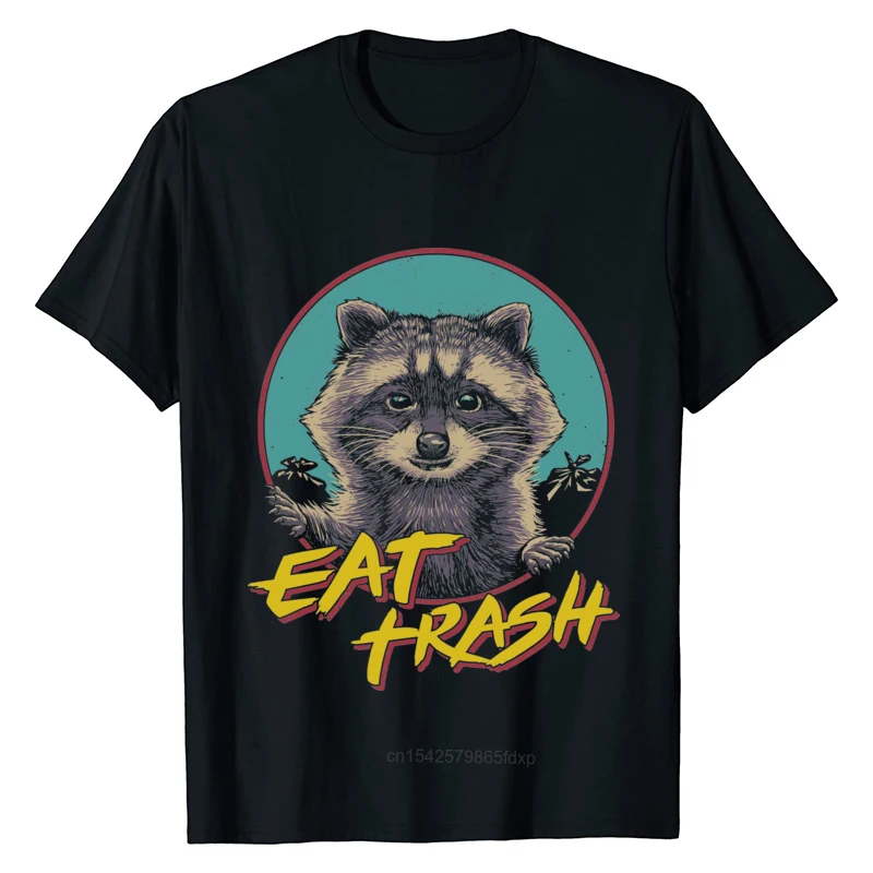

Oversized Harajuku Style Tees Short-Sleeved Eat Trash Men's T-Shirt 3D Printed Cool Trendy Men T Shirt Free Shipping