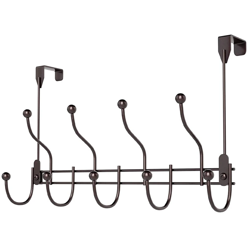 

Over Door Hooks,Over Door Hanger Hooks,Door Hooks for Bedrooms Bathroom Metal Coat Hook for Coat Hat Towel