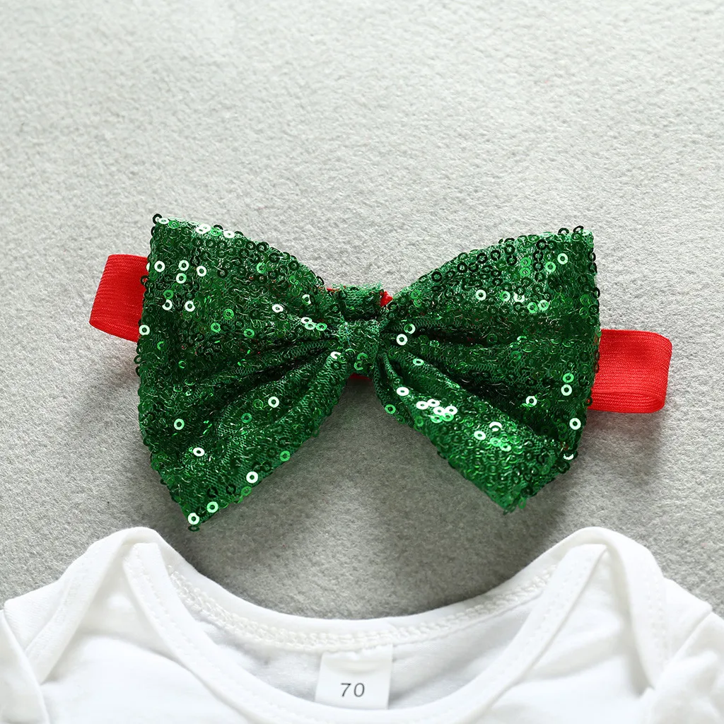 4 шт. рождественские комплекты для малышей зимний комбинезон маленьких девочек