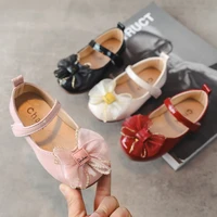 soft bottom baby toddler shoes prewalker little girl princess leather shoes for wedding party baby walking shoes pink red 1 7t