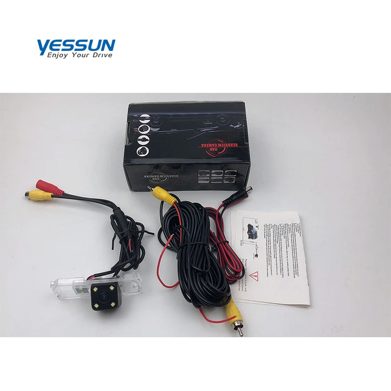 RC8008fullset Yessun камера заднего вида CCD для сиденья к светодиодный o 5P MK3 2005~ 2010 парковочный обратный резервный 4 светодиодный камера Автомобильный номерной знак - Название цвета: RC8008fullset