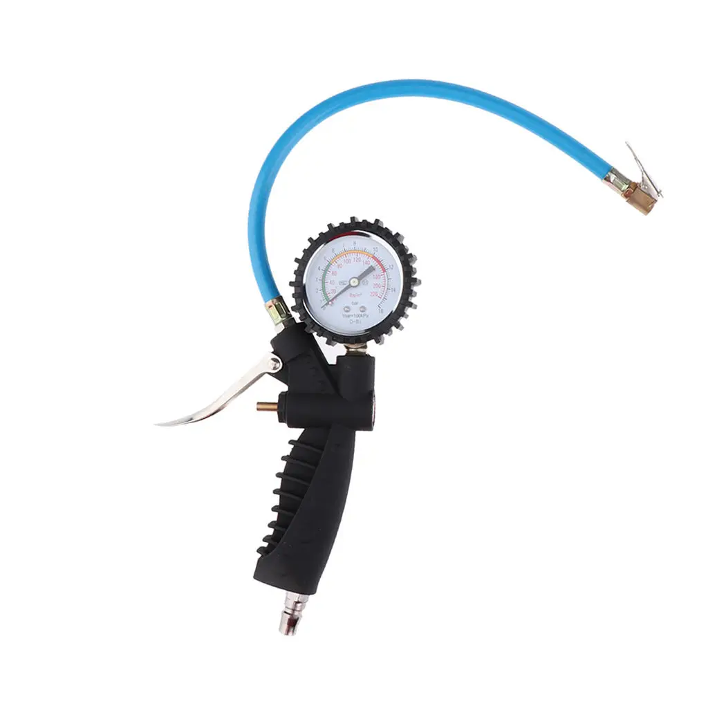 

Высококачественный манометр в шинах с манометром и соединителем клапана для автомобилей