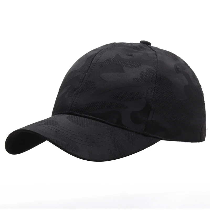 

1pc New Unisex Visor Hat Women Outdoor Camouflage Print Sun Hat Men Adjustable Snapback Trucker Baseball Cap Headgear Headwear