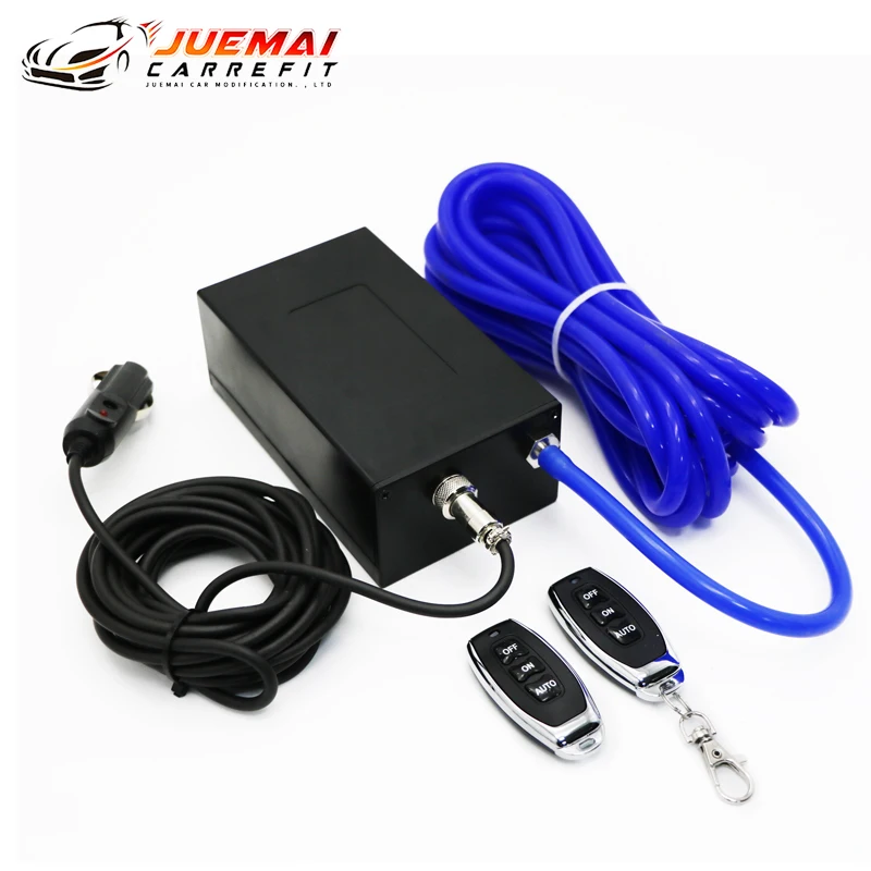 

Car Auto parts exhaust pipe modified pneumatic valve exhaust stop valve control box Valve Vacuum Controller black