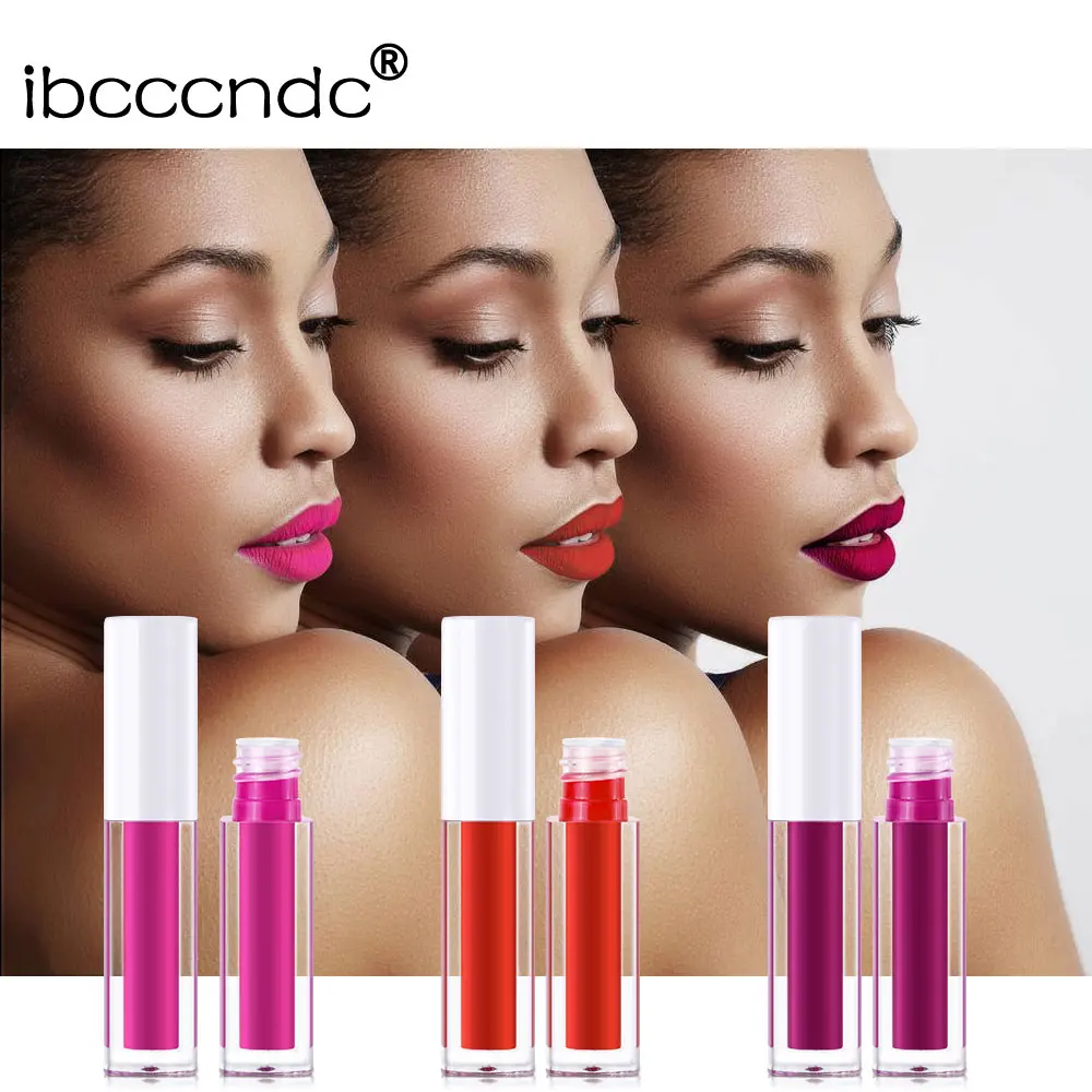 3g Матовая жидкая помада водостойкий бархатный Макияж для губ долговечный