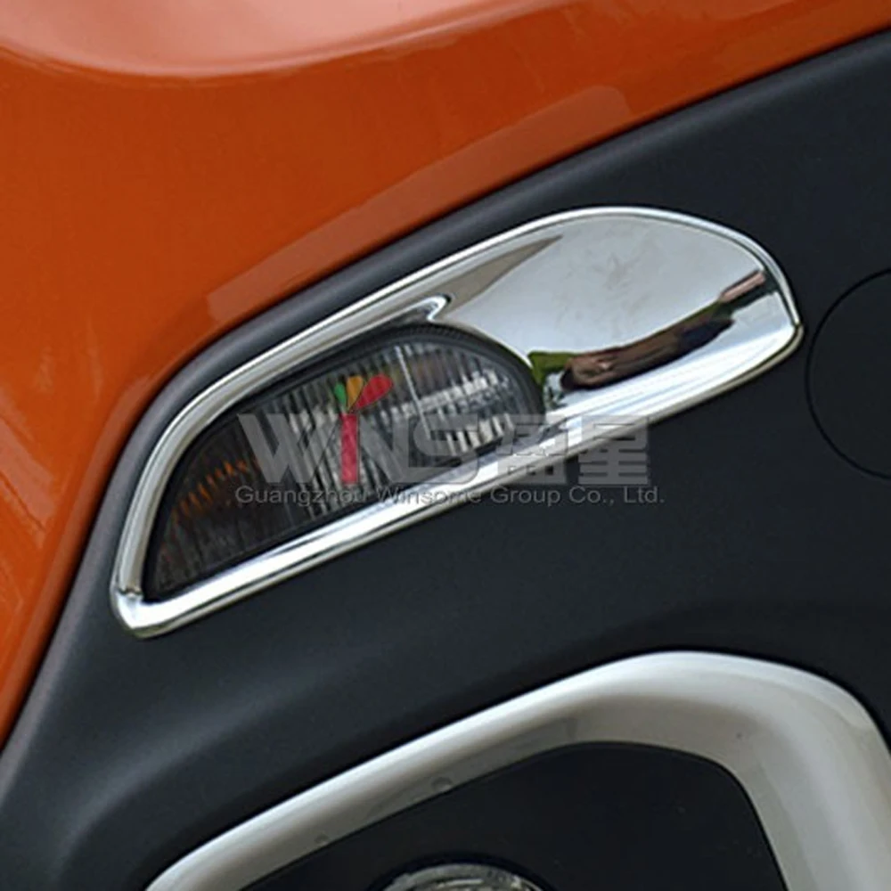 Дневной свет Накладка для Jeep Renegade 2016 Хром ABS автомобильные Стайлинг Аксессуары