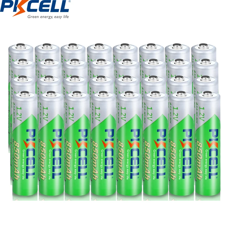 

36 шт., аккумуляторные батареи PKCELL, 1,2 в, Ni-MH, AAA, 850 мАч