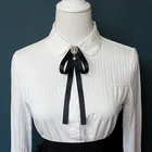 Женский галстук-бабочка ручной работы в Корейском стиле колледжа для студентов аксессуары для белой рубашки аксессуары для воротников аксессуары для женщин