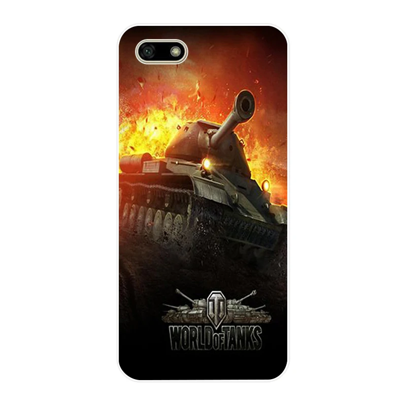 Мягкий Силиконовый ТПУ чехол 081FG world of tanks для huawei Honor 7a 5 45 pro 7 7c 7x y5 2018 чехол|Бамперы|