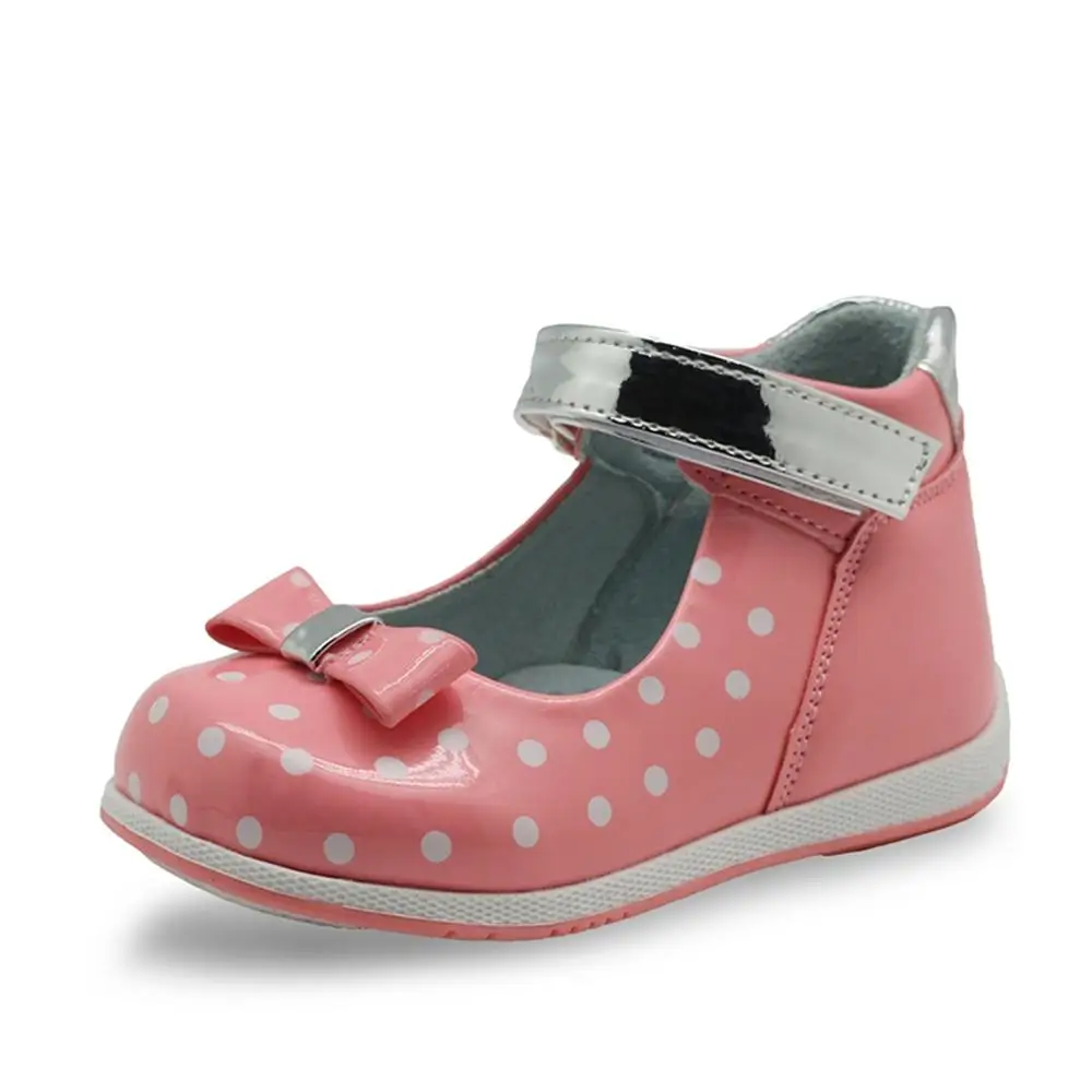 Босоножки принцессы с бантом для девочек всесезонные ортопедические сандалии из