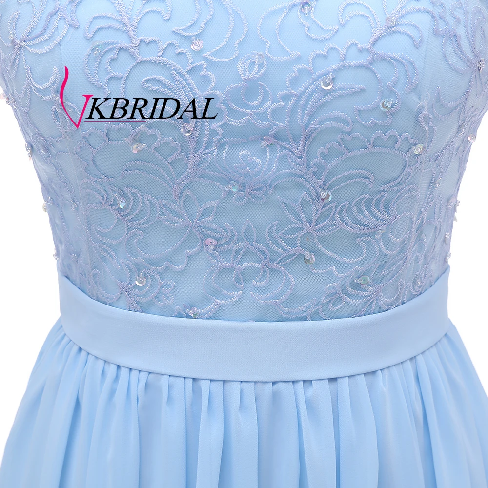 Женское шифоновое платье Vkbridal длинное для невесты с бисером выпускного вечера 2019