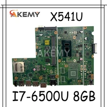 Laptop motherboard For Asus X541U X541UVK X541UAK X541UA X541UV X541UJ mainboard Test OK w/ I7-6500U CPU 8GB-RAM