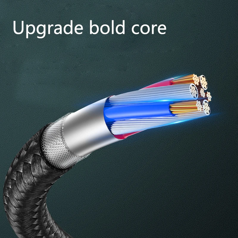 

Magnetic Charging data Cable With light MicroUSB Type-C Magnet Plug 3 In 1 Cables for iPhone Huawei Samsung XiaoMi redmi phone