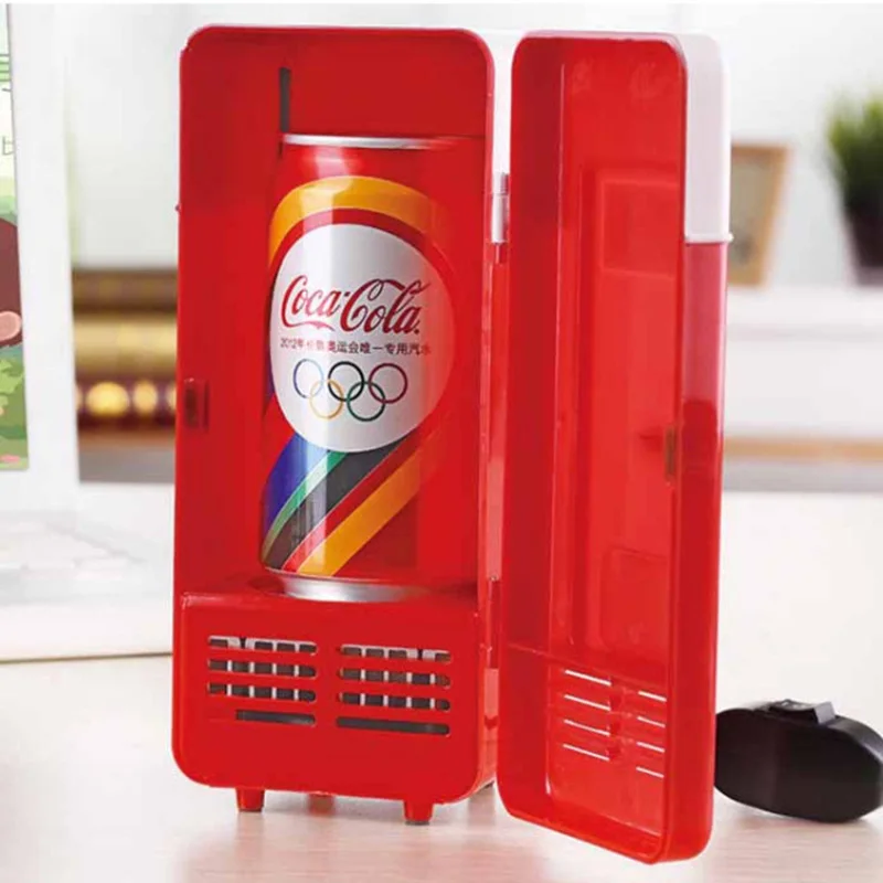 

mini usb fridge cooler Heater cool refrigerator Dual use home dormitory DC 5Vcar office refrigerator computer wine cooler