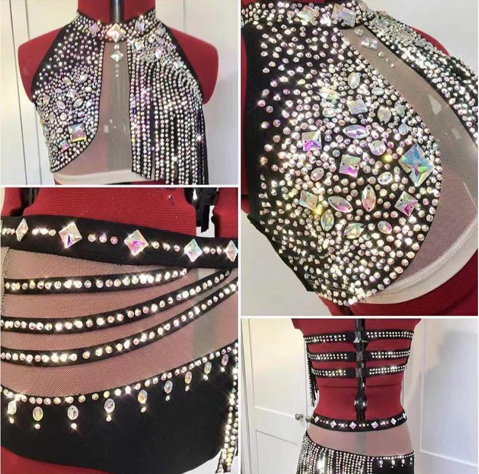 Все-Размер trigon flatback кристалл стекло пришить Стразы 3-hole Кнопка камень для сумка