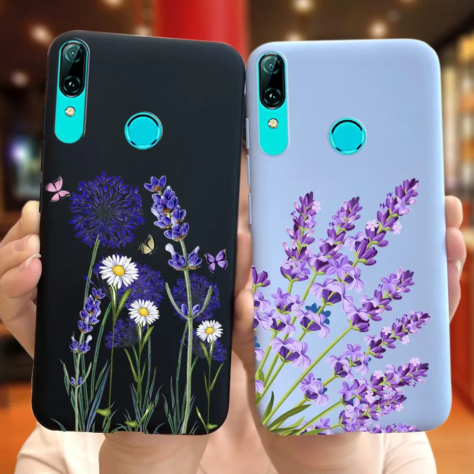 Милый силиконовый чехол для Huawei P Smart 2019 PSmart мягкая задняя крышка чехол-бампер