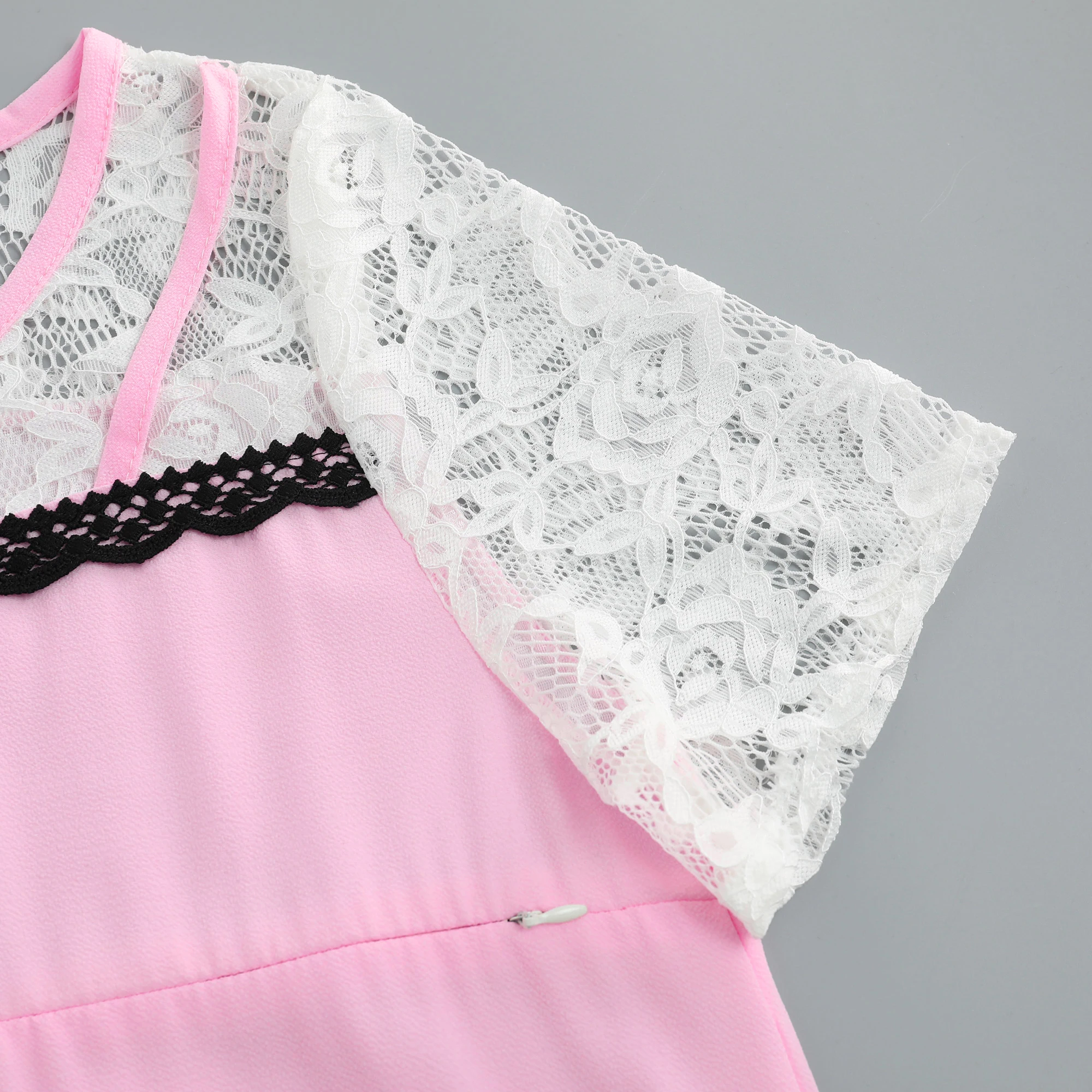 Женское кружевное платье на молнии PatPat однотонное Повседневное для мам грудного