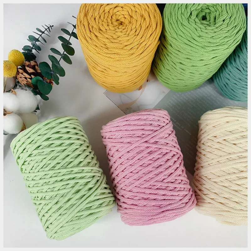 Полые вязаные крючком нитки для сделай сам сумочка корзина массивный