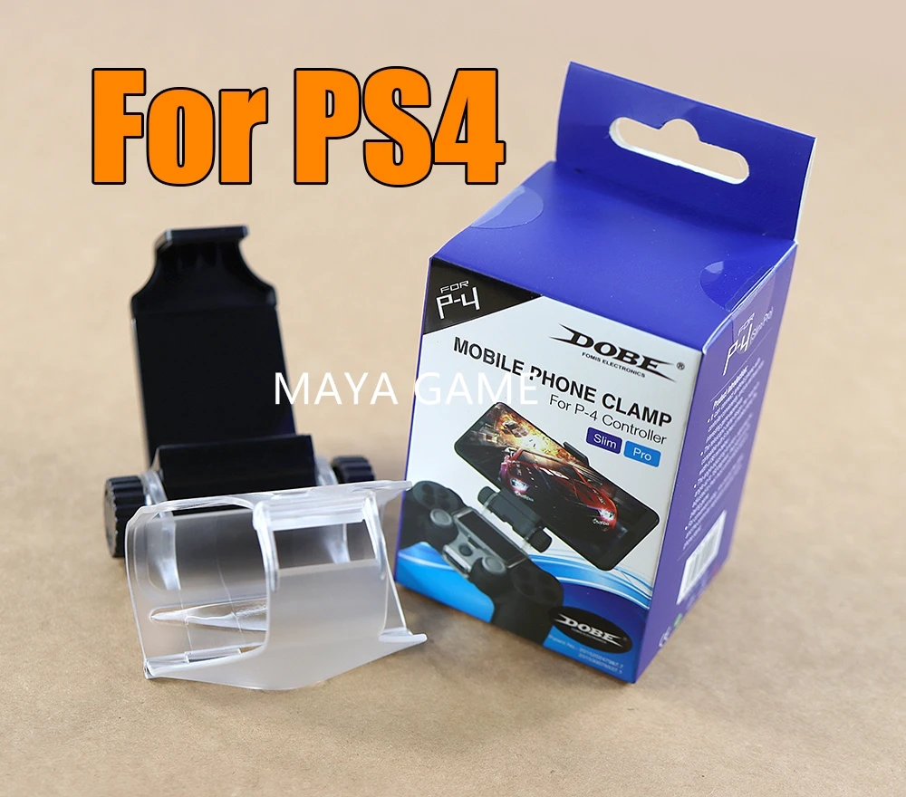 

New Mini Plastic Smart Phone holder Desktop Mobile Phone Clamp for ps4 Controller for PS4 Game Stretch Clip-on Bracket