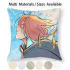 Чехол-наволочка из хлопка и льна, с кристаллами