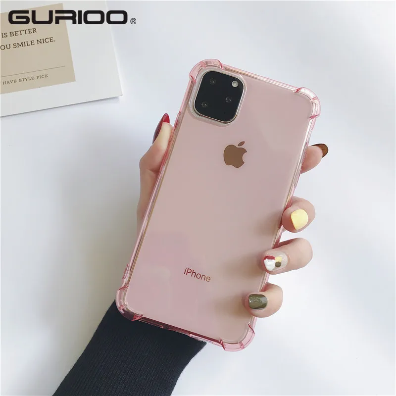 Блестящий силиконовый чехол для iPhone X XR XS Max милый Прозрачный мягкий 7 8 6 6s plus