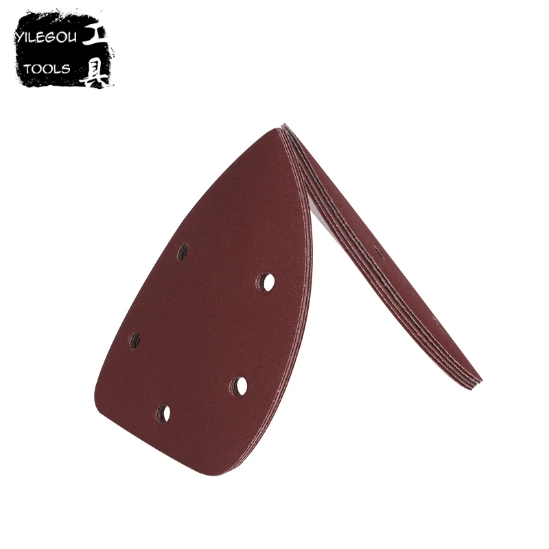 25 штук 5 отверстий 140*90 мм треугольная шлифовальная бумага 140x90 мм трёхсторонняя Флокированная Песочная бумага для полировки дерева с зернистостью 60-320-1000 25 штук 5 отверстий 140*90 мм треугольная шлифовальная бумага 140x90 мм трёхсторонняя Флокированная Песочная бумага для полировки дерева с зернистостью 60-320-1000